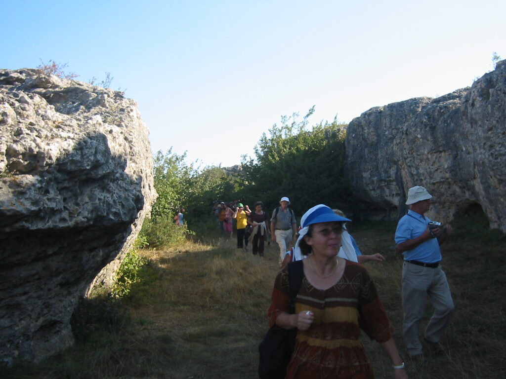 grupo andando por las tuerces