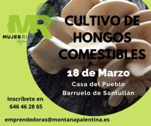 Jornada formativa Cultivo de hongos comestibles