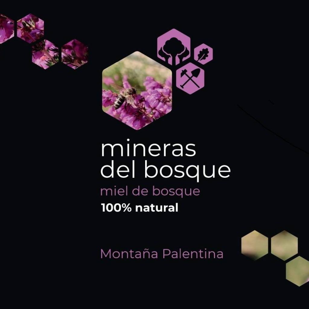 mineras del bosque. etiqueta